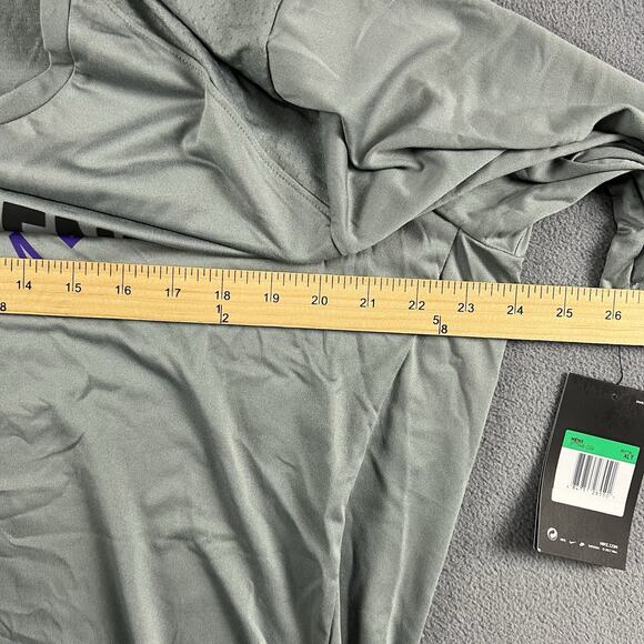 Nike Shirt Mens XL Tall Gray Sacramento Kings Dri-Fit Short Sleeve Team Issued - Picture 4 of 5